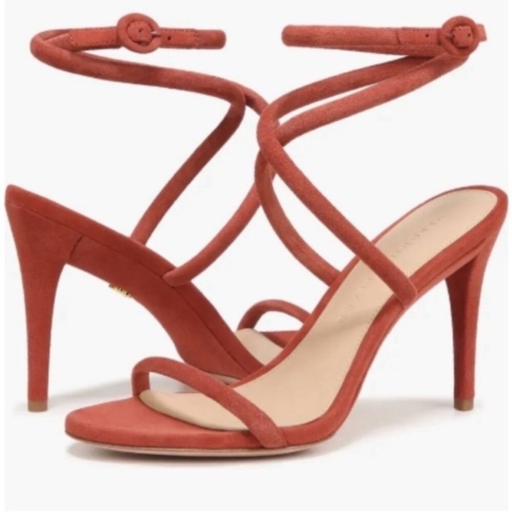 Veronica Beard Marceline ankle strap suede sandal